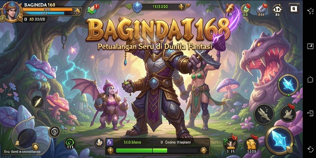 Tampilan gameplay menarik BAGINDA168 yang memukau.