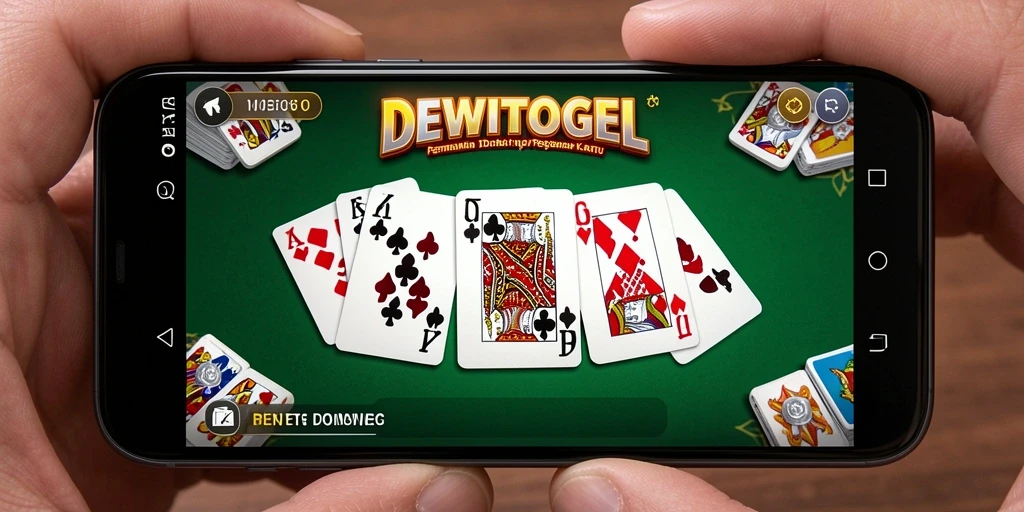 Tampilan antarmuka DEWITOGEL yang menarik saat bermain Domino.
