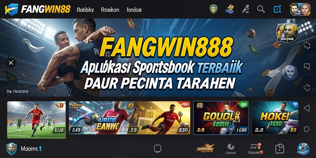 Tampilan gameplay menarik dalam aplikasi Sportsbook FANGWIN88.