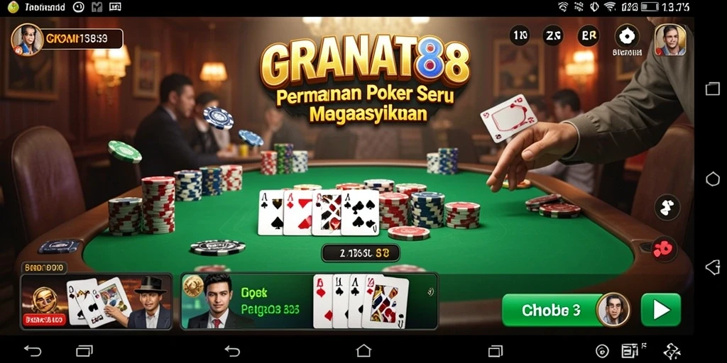 Tampilan gameplay seru dan interaktif dari GRANAT88.