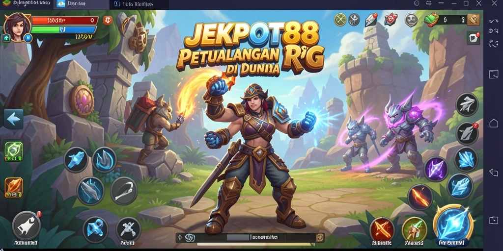 Tampilan gameplay RPG yang memikat dan penuh petualangan.