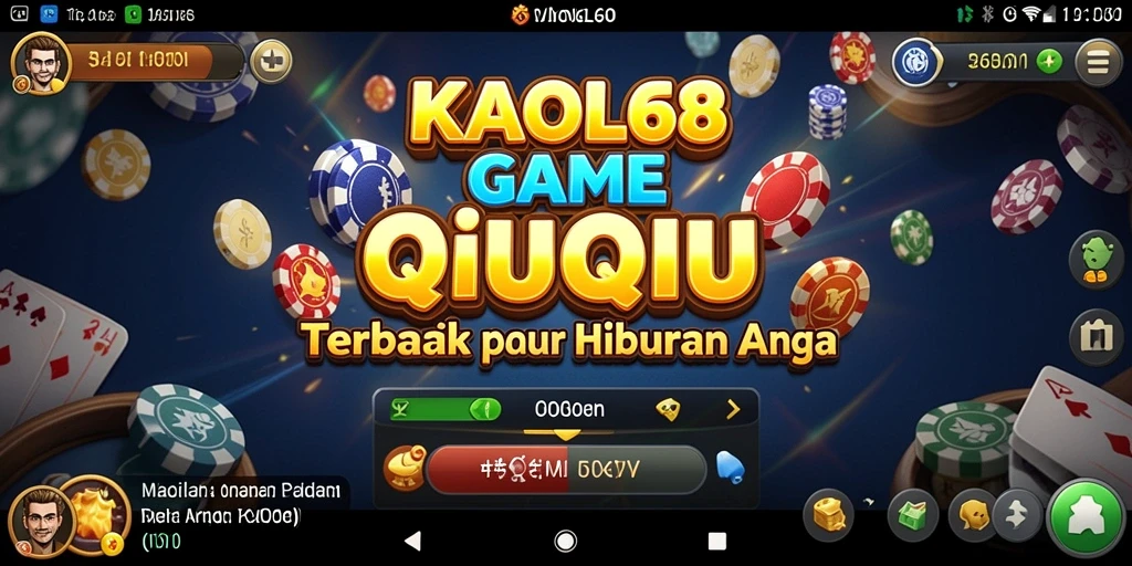 Tampilan gameplay QiuQiu yang menarik dan mengasyikkan di KAOL68.