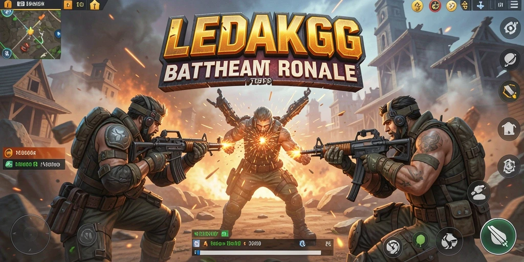 Antusiasme Battle Royale dalam satu momen game yang menegangkan.