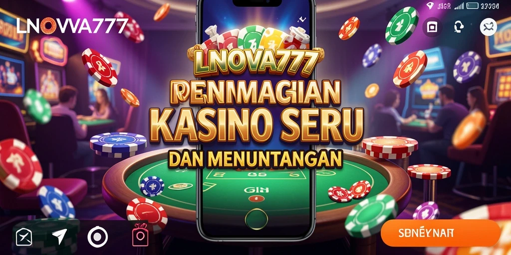 Tampilan gameplay LNOVA777 yang seru dan interaktif.