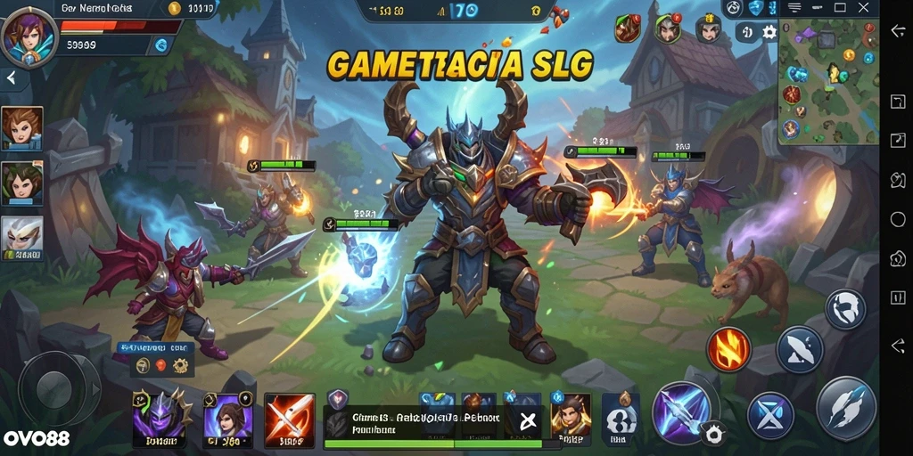 Tampilan gameplay seru OVO88 yang penuh strategi.