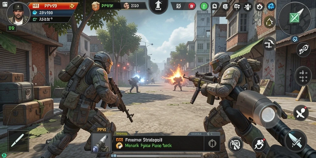 Tampilan gameplay strategis yang intens dan menarik di PPV99.